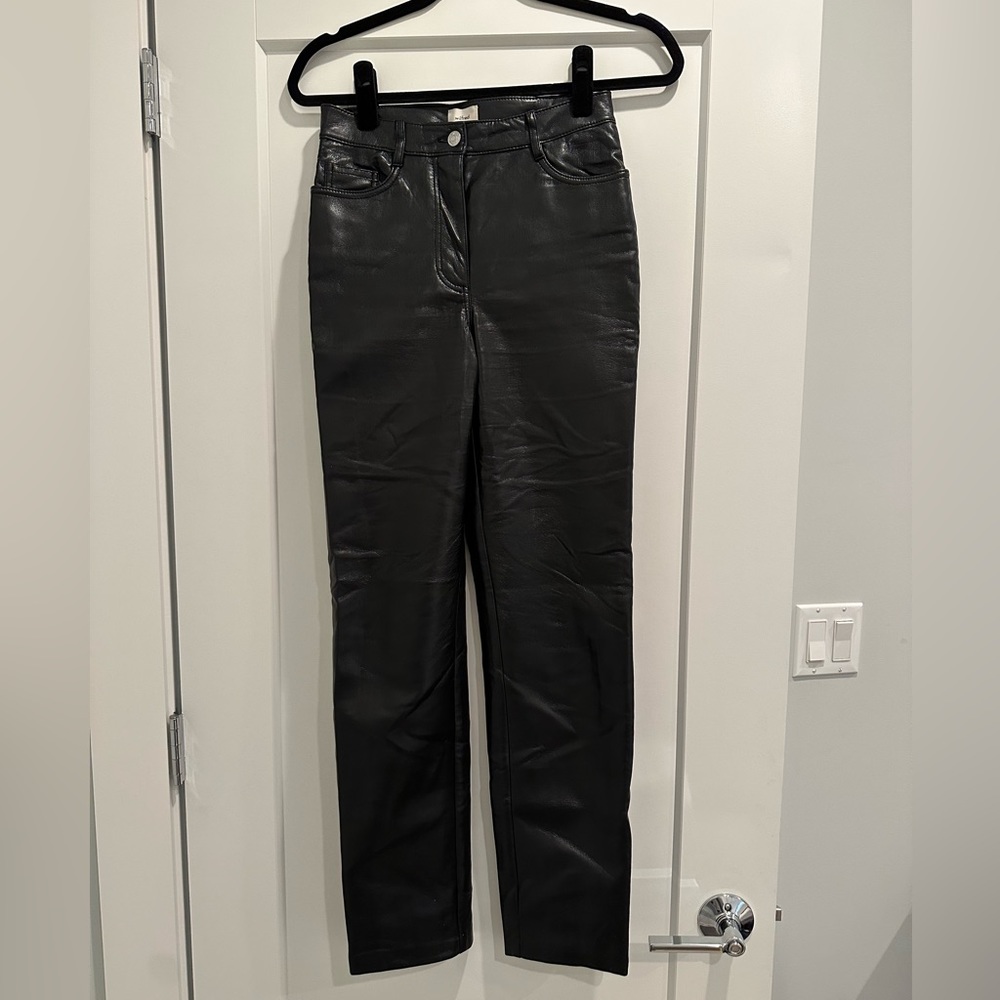 Aritzia Melina Vegan Leather Pant